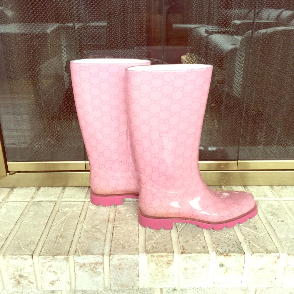 Pink Gucci Rain Boots!!!!